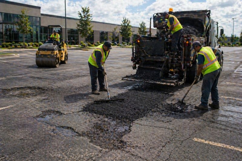 Lot Pavement Hole Repair Service