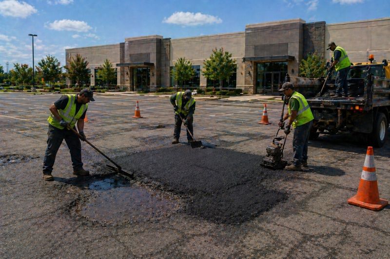 Lot Pavement Hole Repair