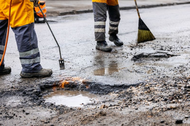 Pothole Repair in Progress